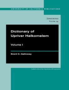 Dictionary of Upriver Halkomelem: Volume 141